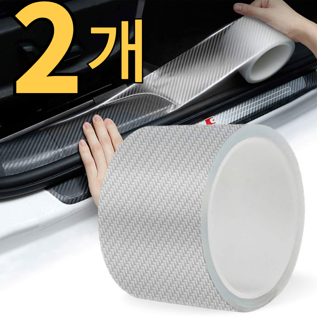 에버크린 자동차 프리미엄 도어엣지 노기스 스크래치방지 차량용 카본 보호필름 3M, 2개, 투명 11,210원