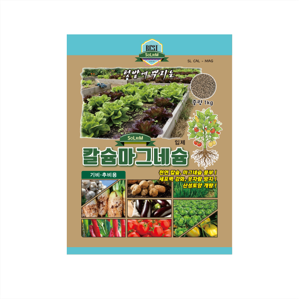 칼슘 마그네슘 1kg 30평사용 고추 배추 필수 알갱이 밑거름 붕사 비료 기비 AA번들, 1kg, 3개 15,600원
