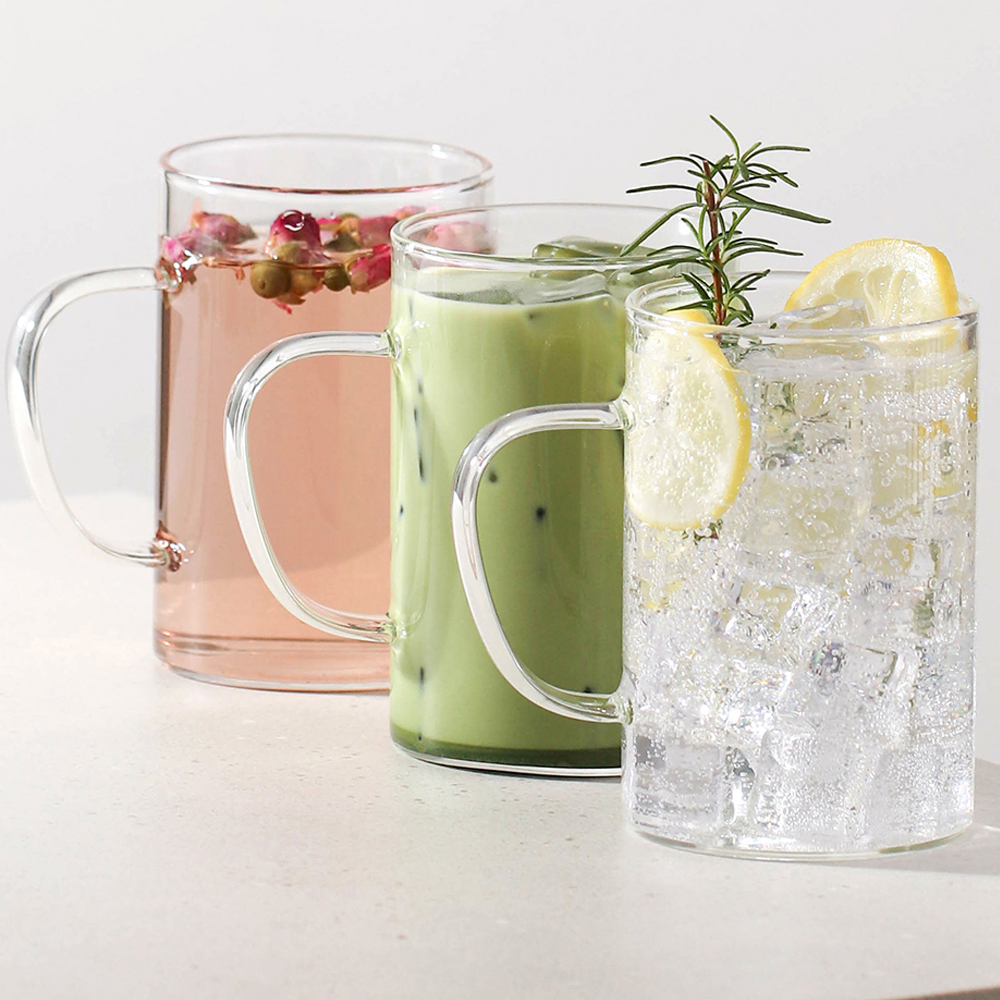 이우아여사 손잡이 내열유리컵 500ml 13,200원