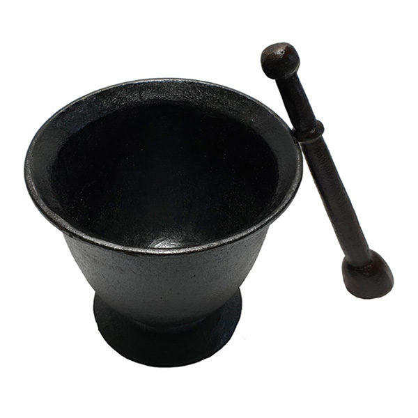 창조명품주물 길들인 무쇠 절구 중 . 대 손절구 절구통 무쇠절구 미니절구 쇠절구, 1개 115,000원