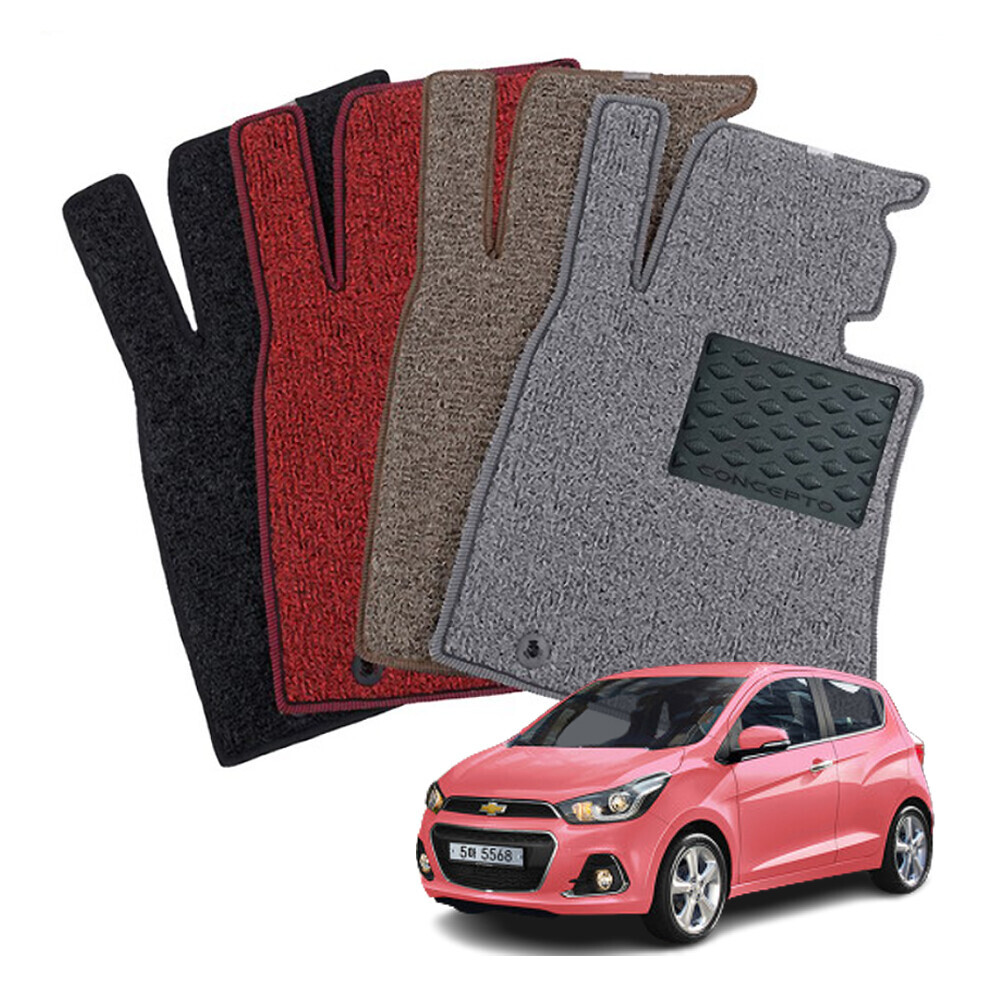 컨셉토 엣지확장형 코일매트 더넥스트 스파크 운전석1p, 블랙, 257_1 더넥스트스파크 18,900원