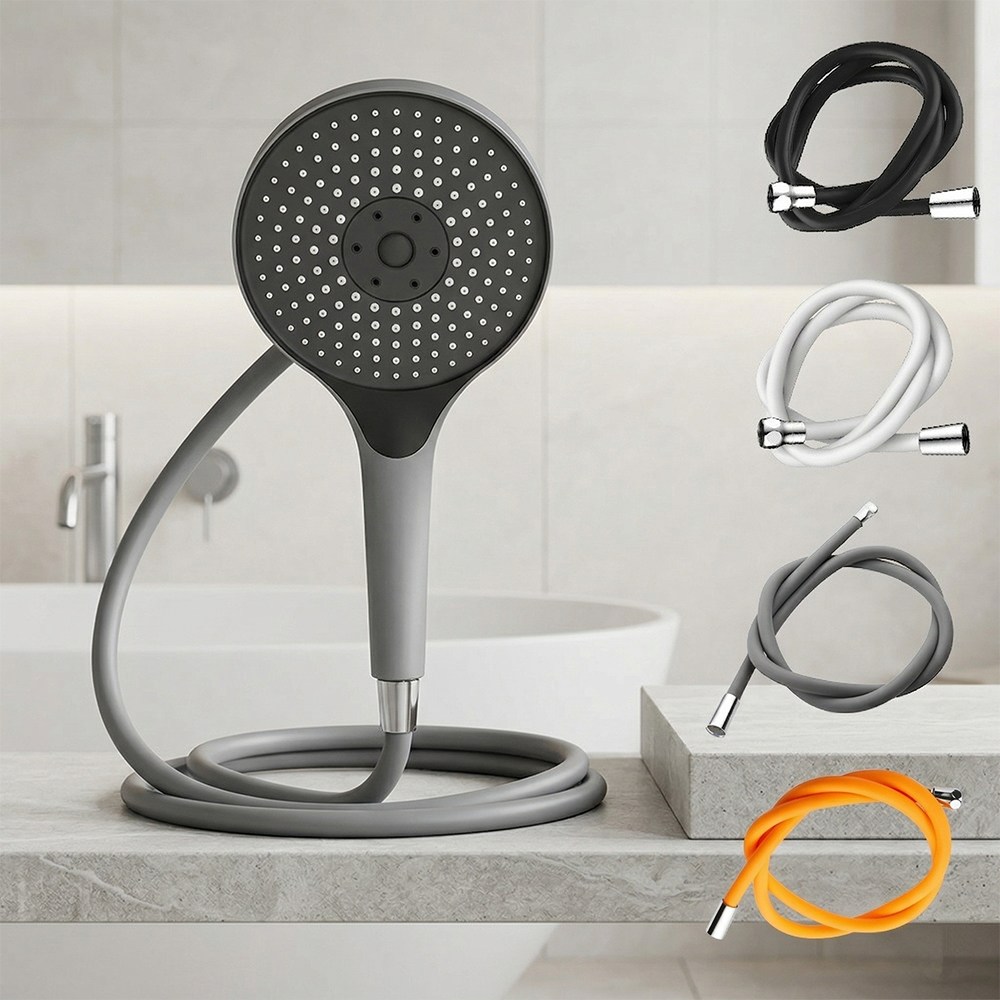 아띠꼴로 실리콘 샤워 호스 욕실 샤워기 호수 샤워기줄, 화이트, 1.5m 4,950원