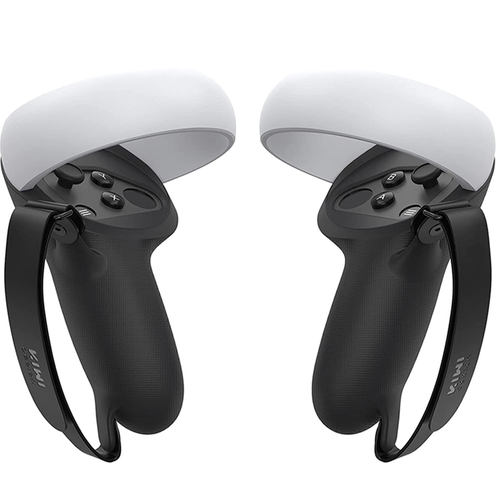 키위디자인 오큘러스퀘스트2 키위 2세대 컨트롤러 그립커버 양손착용 세트 스트랩 블랙 30,730원