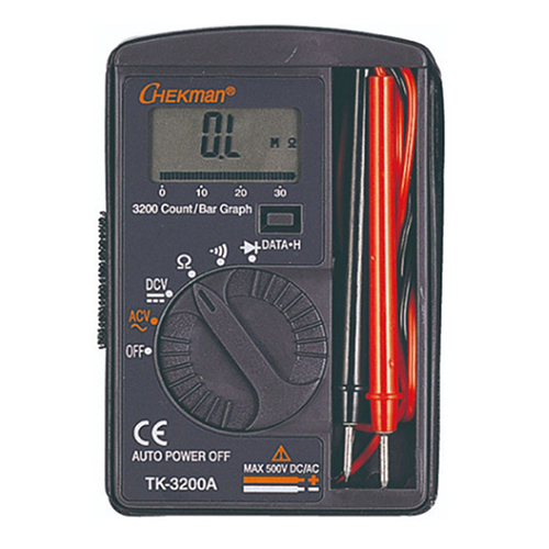 태광전자 디지털 포켓 멀티미터 테스터기 TK-3200A 미니테스트기 테스터 19,570원