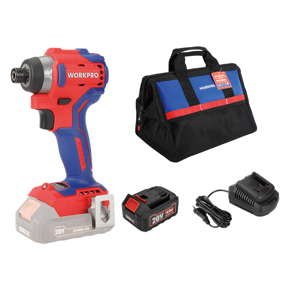 워크프로 20V 충전 임팩드라이버 가방세트 WP890100, 1세트 168,070원