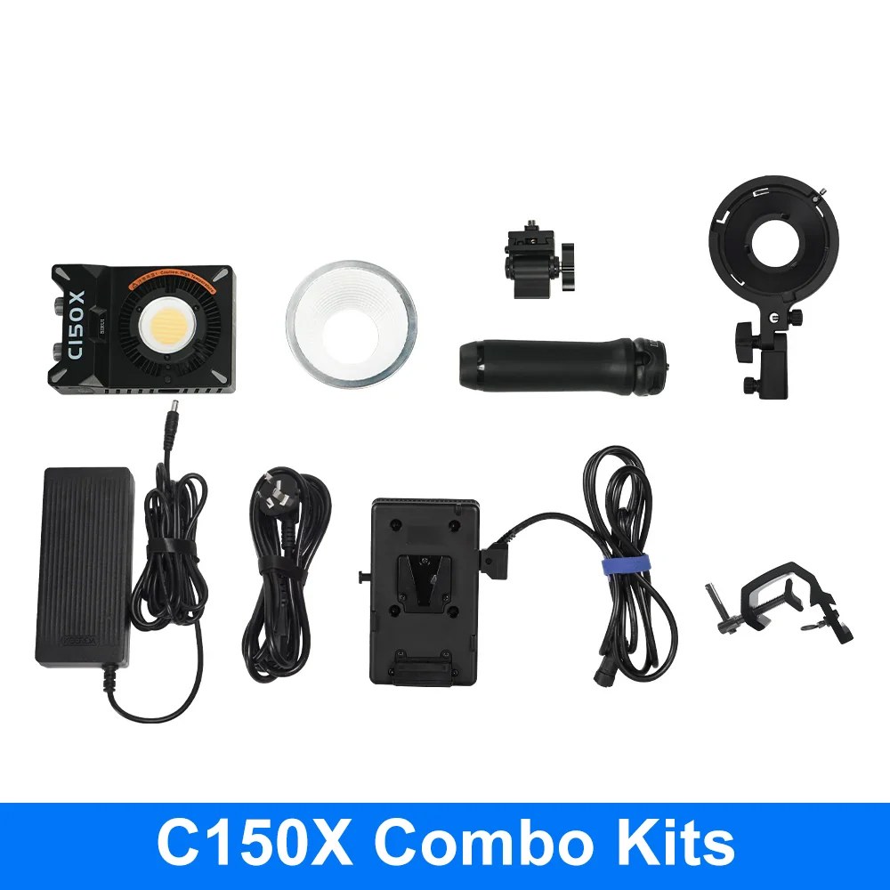 SIRUI C150X 150W LED COB 비디오 라이트 2 색 2800K-6500K 휴대용 핸드 헬드 포켓 카메라 라이트 사진 비 446,700원