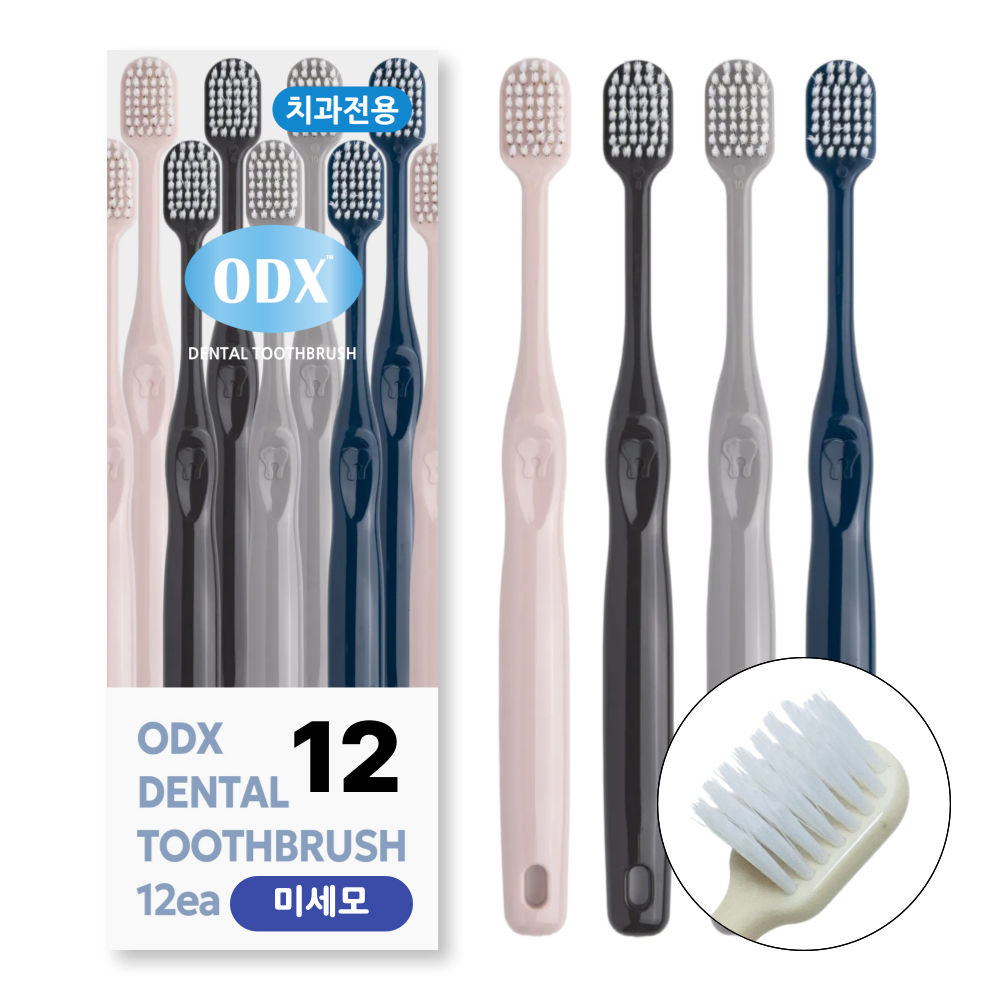 ODX 오디엑스 치과칫솔 1521 와이드 6줄 광폭 미세모 칫솔 12,900원