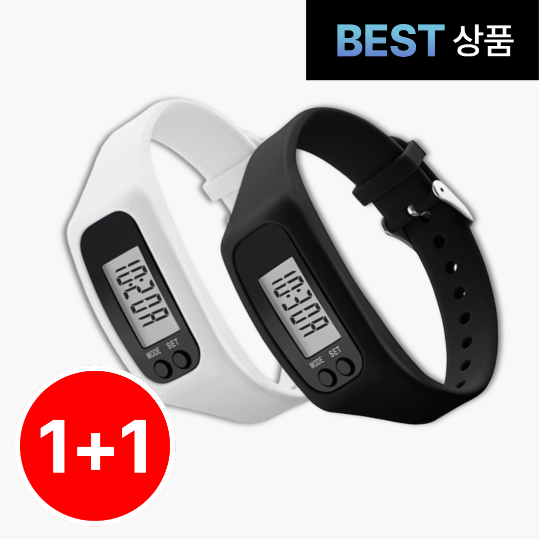 닥터쇼닝 자동 만보기 손목 시계 만보계 1+1 투명케이스 포함 16,800원