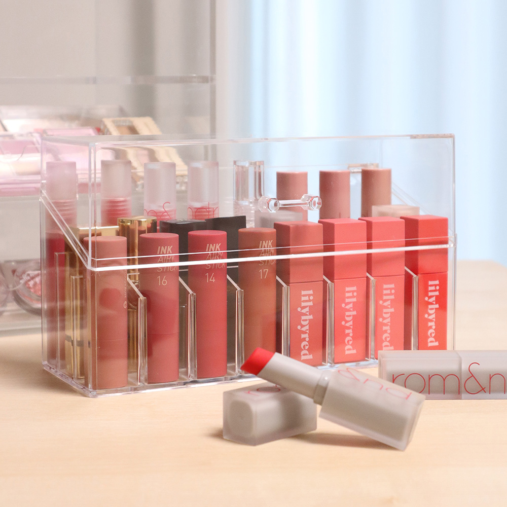 캔디플래닛 투명 립스틱 화장품 정리함 보관함 아크릴 케이스 13,950원