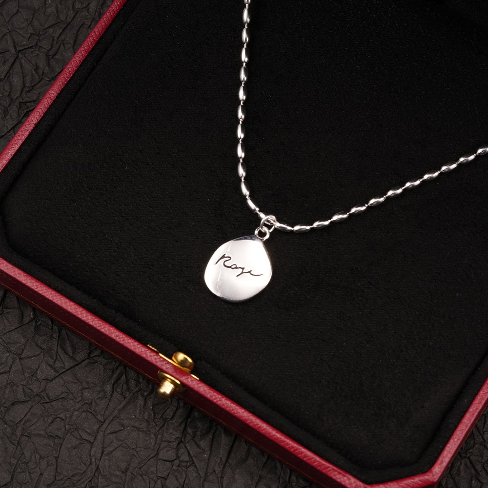 오누이디스플레이 925 실버 물방울 팬던트 목걸이 미니멀 감성 데일리 은목걸이 139,000원