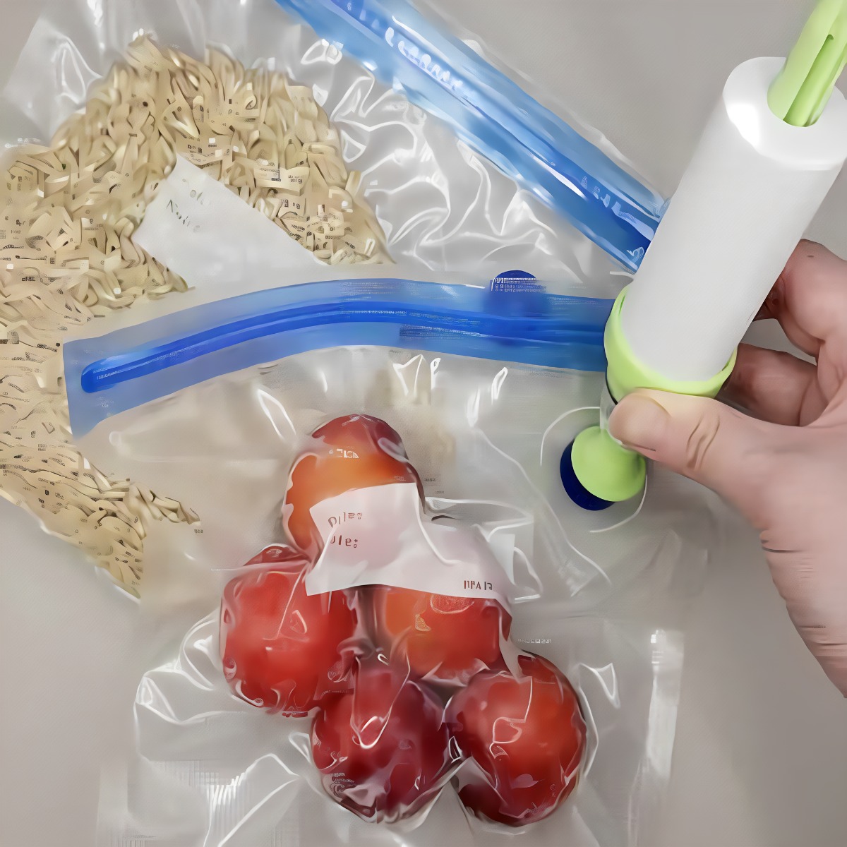 엠스스토어 푸드압축팩 진공지퍼백 식품진공펌프 식재료보관 소중대펌프세트, 1개 12,500원