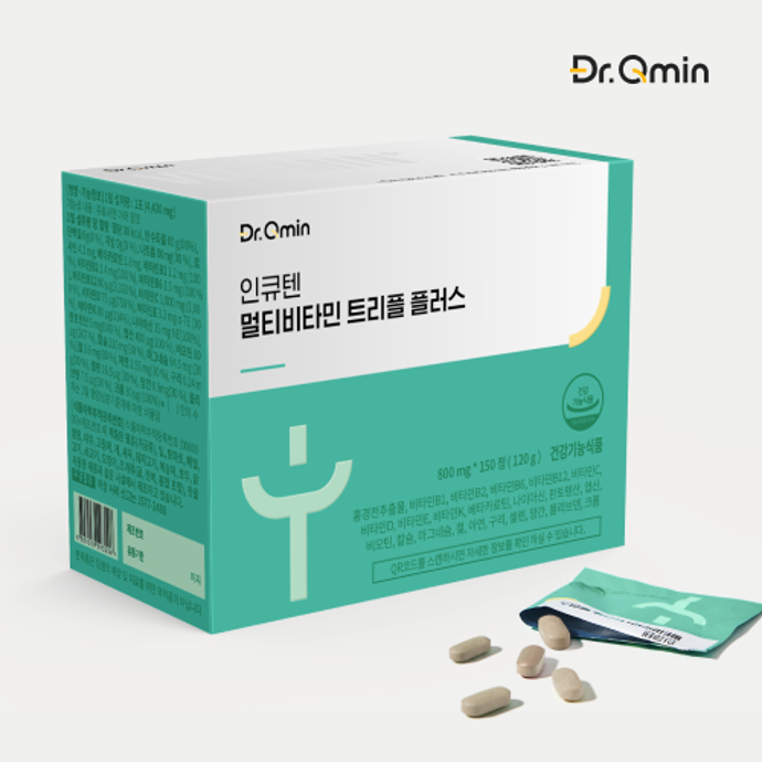 멀티비타민 트리플 플러스 비타민C1,000mg 칼슘210mg 비타민D 750% 홍경천추출물(로사빈 4,2mg)마그네슘94,5mg 외 18종 기능성 비타민 미네랄(건강기능식품), 1개, 30회분 119,990원