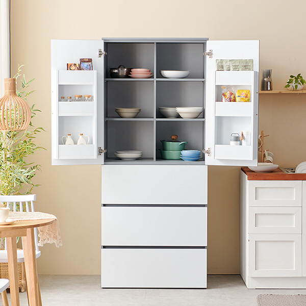 냉장고형 광폭 800 팬트리장-하부 서랍셋 가전수납장 235,000원