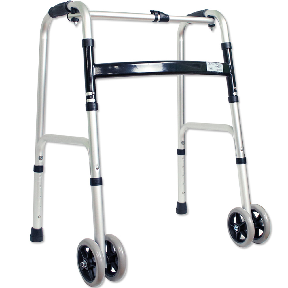 고령자 옥내용 접이식 1단 더블 바퀴 워커 이동 보행 보조기 39,700원