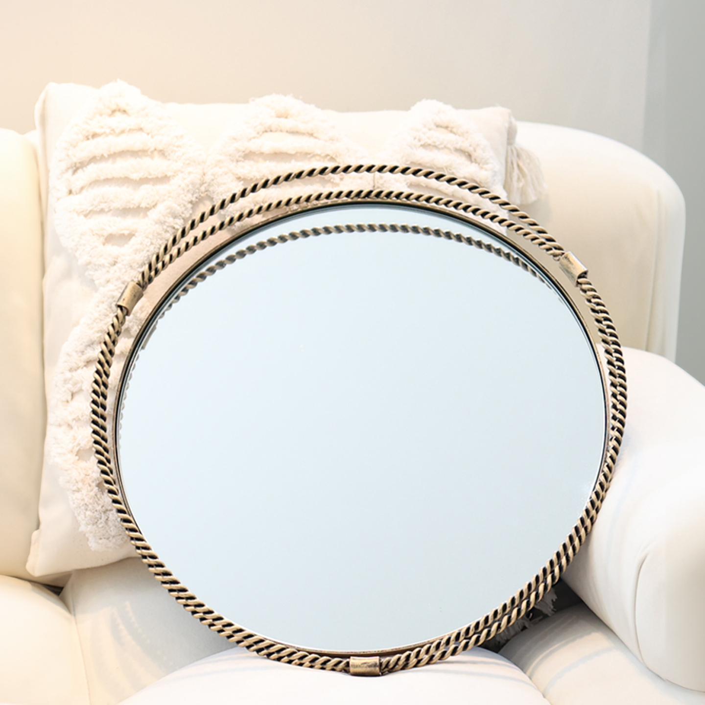 메종RK 대형 거울 트레이 원형 미러 S05002509000500 29,900원