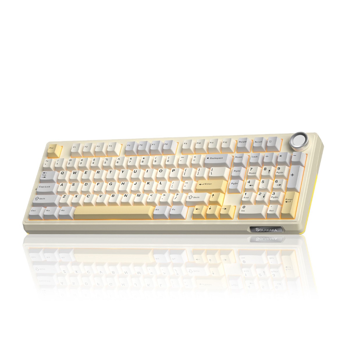 SOLA Ki99Pro 유선/무선 독립 키보드 LEOBOG 일반형 기계식 키보드, Ki99Pro오렌지 그레이, RGB wireless 113,600원