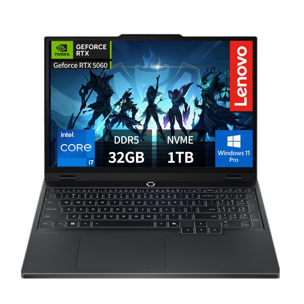 레노버 LEGION 5 15IRX10 Intel i7 13650HX RTX5060 SE 가성비 게이밍노트북 윈도우 포함, 15IRX10, WIN11 Pro, 32GB, 1TB, 블랙 2,616,000원
