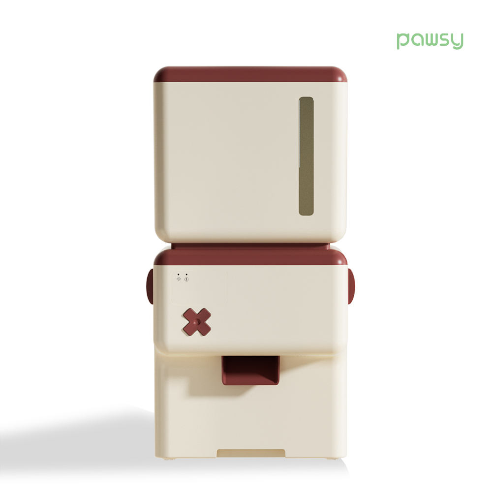 파우시 강아지 고양이 레트로 자동급식기 45,000원