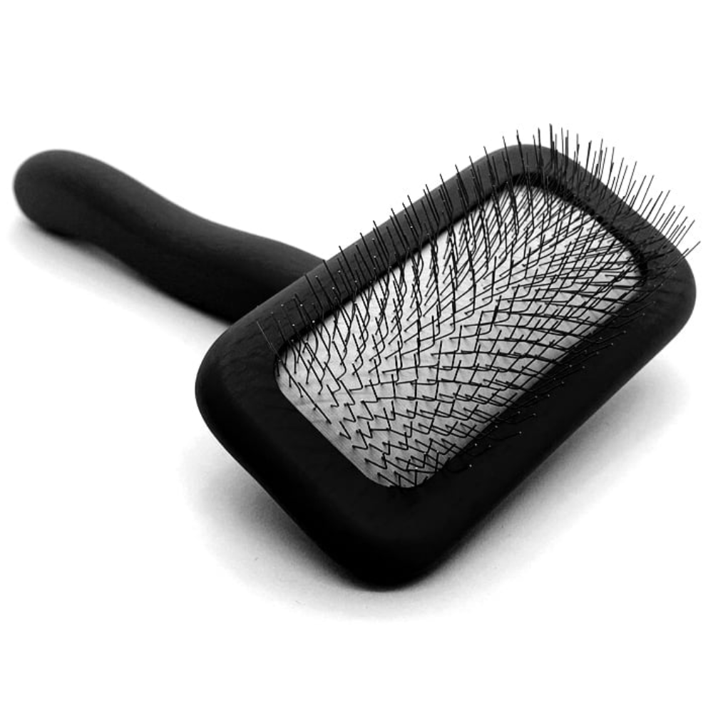 미니 소프트 슬리커브러쉬 스탠다드펫 강아지슬리커 고양이빗 엉킨털 제거, 1개, 미니 다크블랙 소프트핀 18,300원