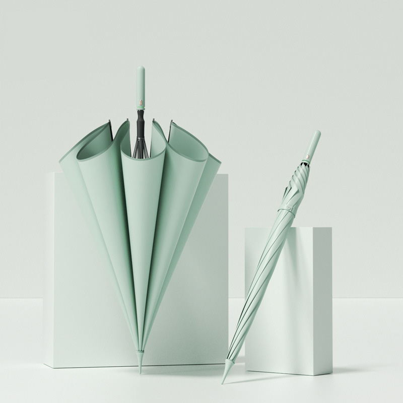 포유렐라 파스텔 스트립 대형 방수 튼튼한 장우산 자동 우산 15,900원