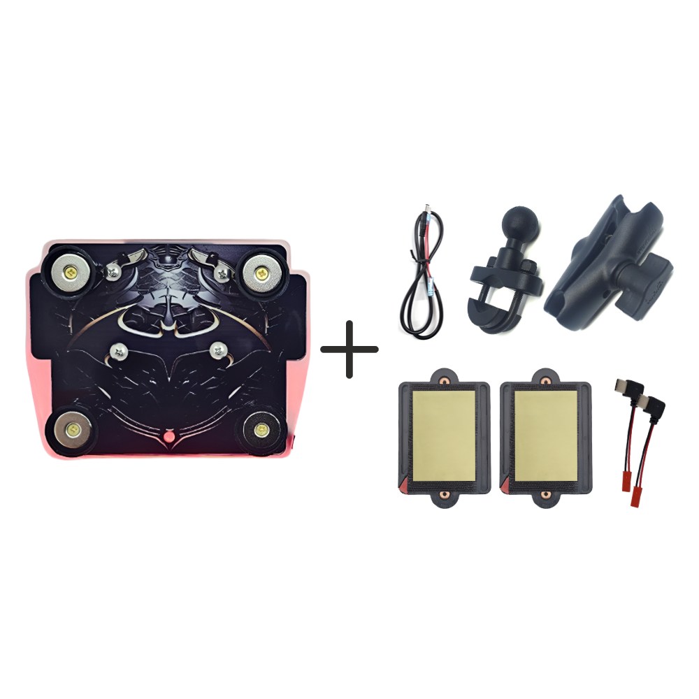 프로라이더스 스피드샵 배달대행 오토바이 자석 충전거치대 2구오픈 배트맨 LED레드 세트 89,000원
