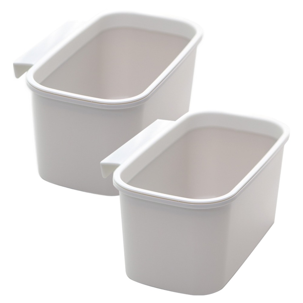 주방 걸이식 음식물 오픈형 쓰레기통, 화이트, 2개 8,800원