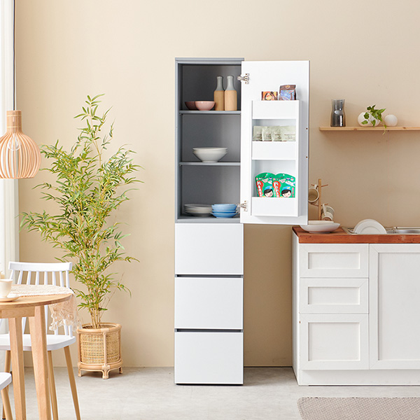 냉장고형 광폭 400 팬트리장-틈새 다용도 수납장 140,700원