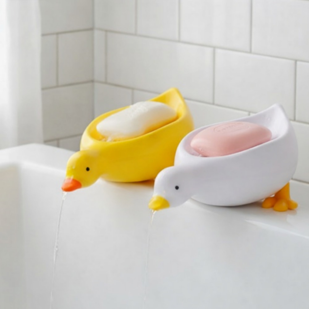 원앤모어 귀여운 물빠짐 오리 비누 받침대 1+1 4,500원