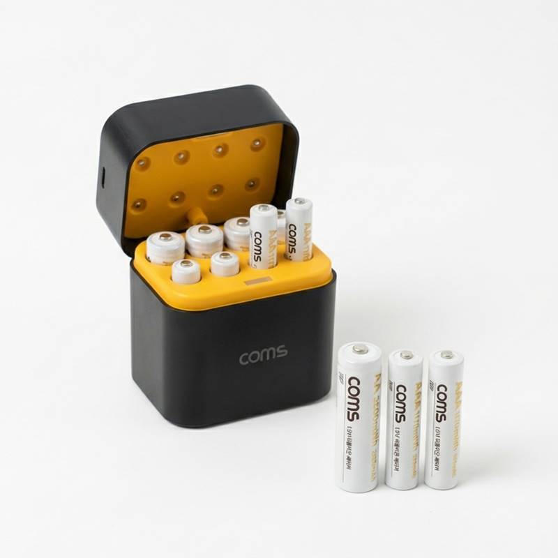 컴스 HA110 리튬이온 건전지 AA 4개+AAA충전지 4개+전용 충전기, 1개 44,200원