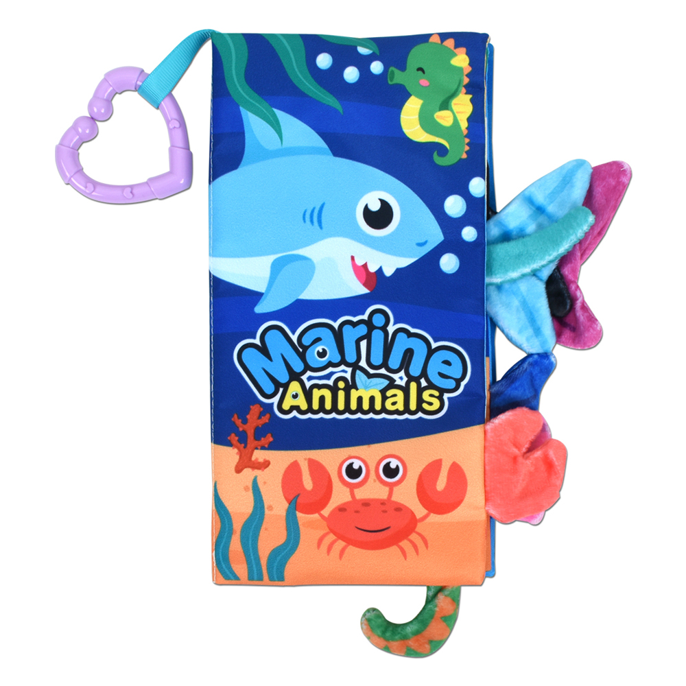 라르고 컬러 촉각책 헝겊책 꼬리책 촉감발달완구 5,500원