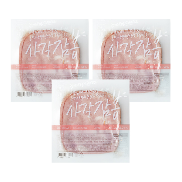 존쿡 델리미트 사각 잠봉 슬라이스 400g X 3팩 33,500원