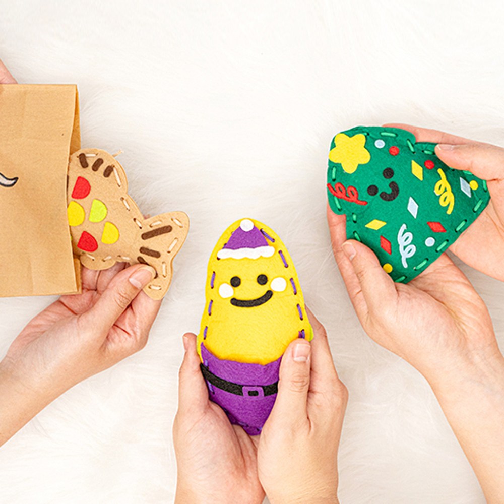 재미있는겨울놀이 펠트손난로만들기 안전한바늘키트 쉬운바느질 39,060원