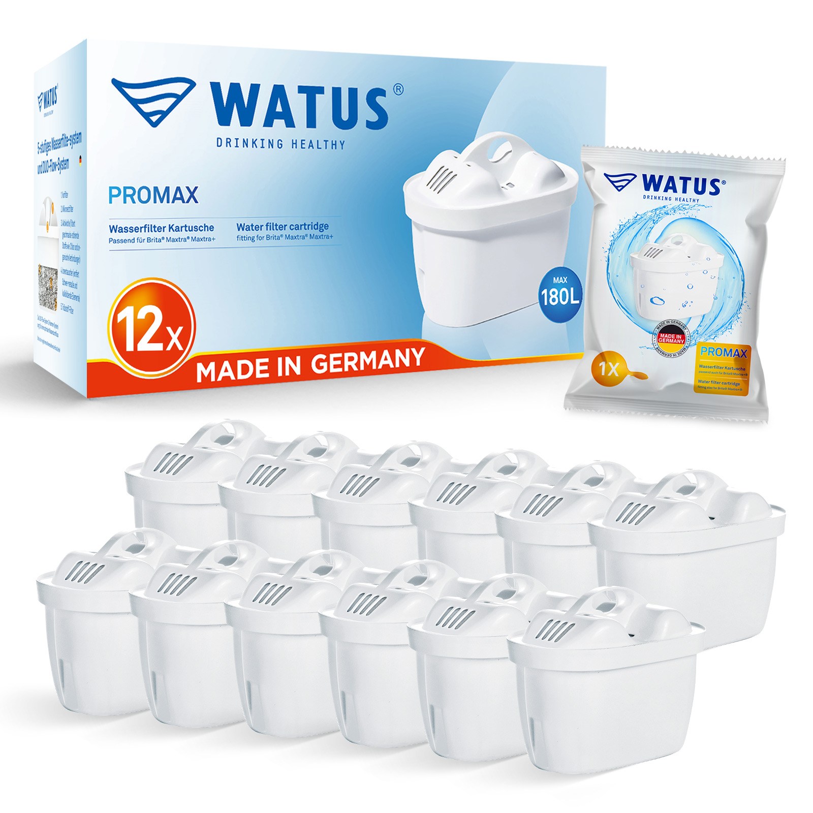 WATUS 필터 독일제 (브리타 정수기 맥스트라 필터 호환)  12개입 43,500원