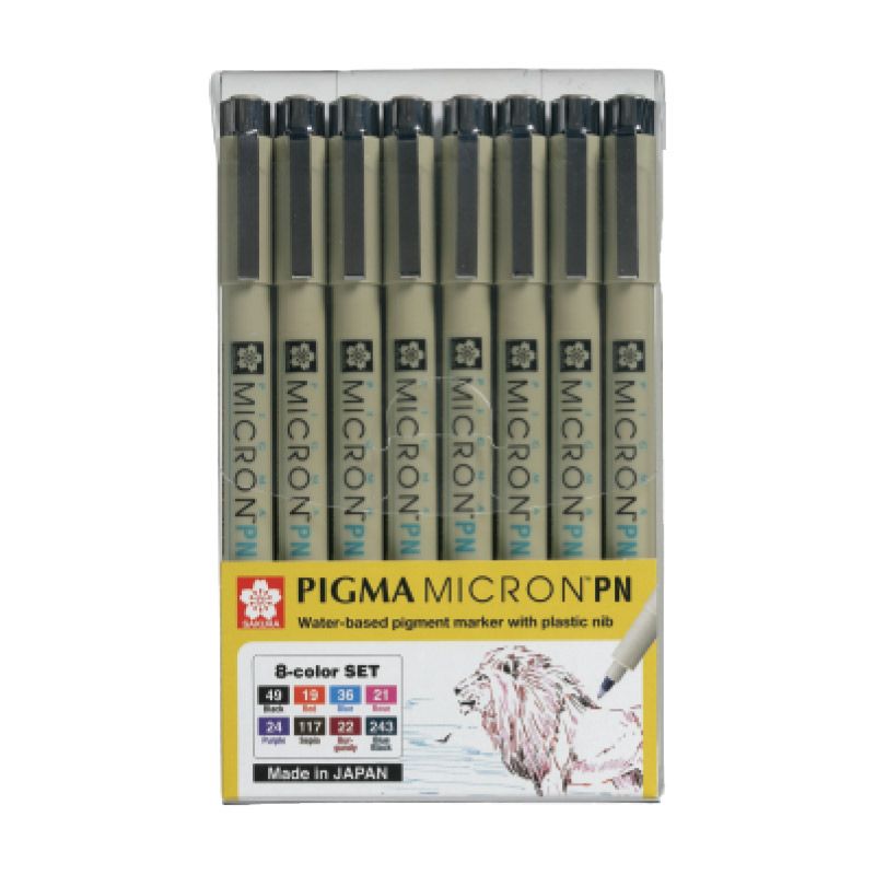 사쿠라 피그마마이크론 PN 8색세트 XSDK-PN-8 8,870원