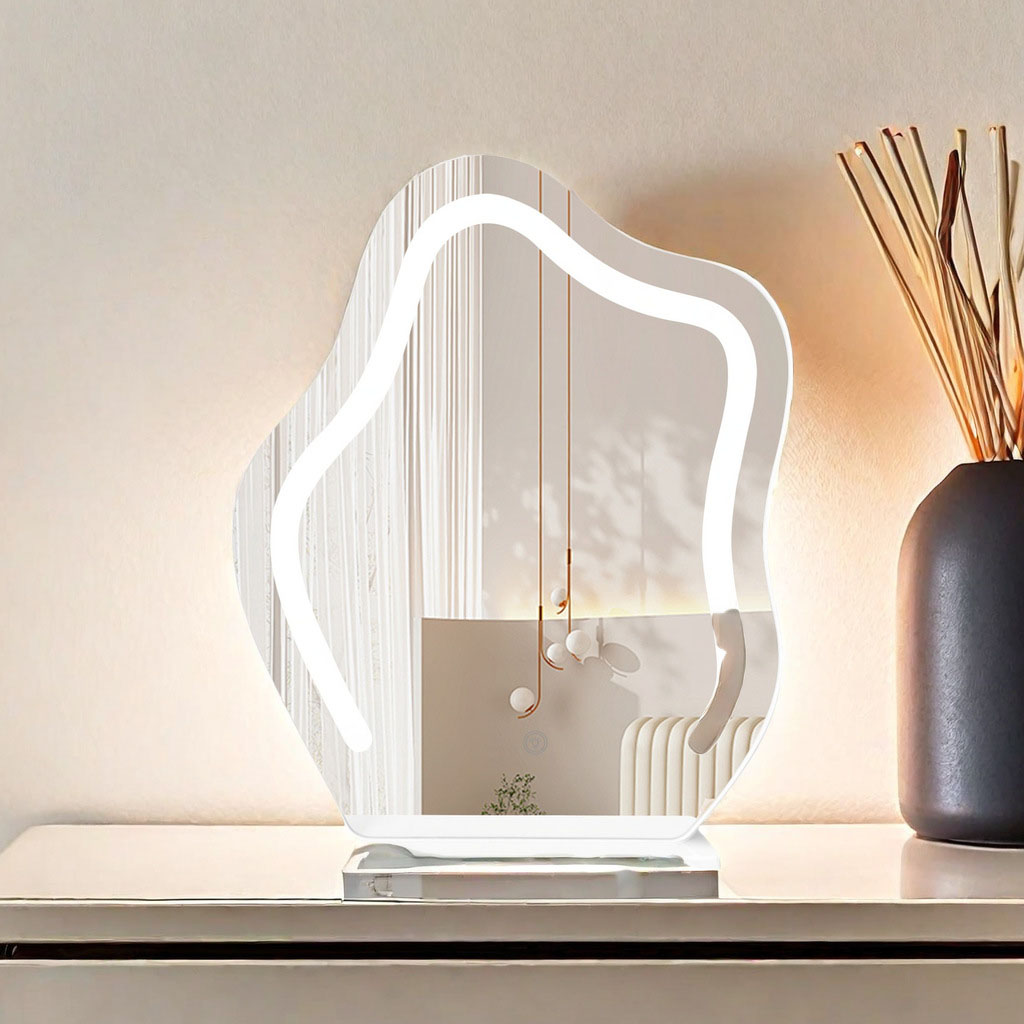 글로우미 LED 조명거울 3색 터치식 화장대 와이드 집들이 생일선물 원룸 로쏘스튜디오 41,120원