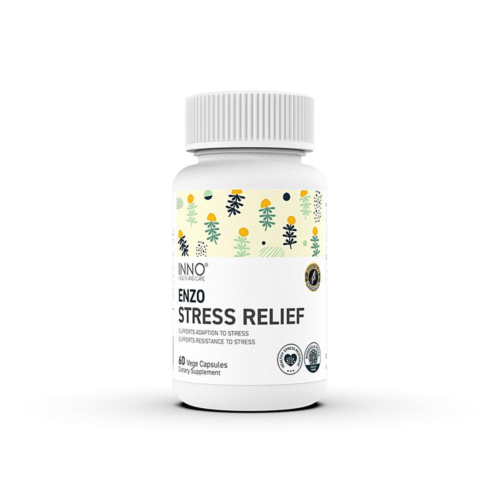 이노헬스 앤 케어 엔조 스트레스 릴리프 60정 6팩 Inno Health & Care Enzo Stress Relief 60 Vege Caps 240,000원