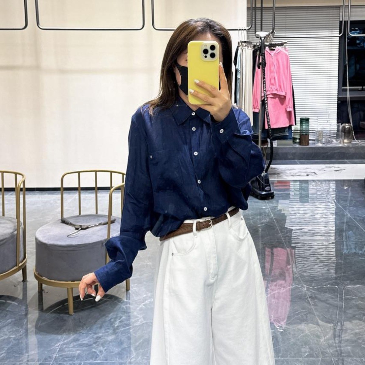 수워나 여름 가을 린넨셔츠 49,000원