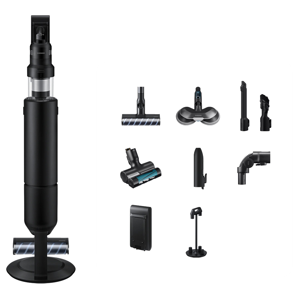 삼성전자 Bespoke 제트 AI 청소기 400W 침구브러시 패키지 고객직접설치, 새틴 블랙, VS90F40CRK 1,224,060원