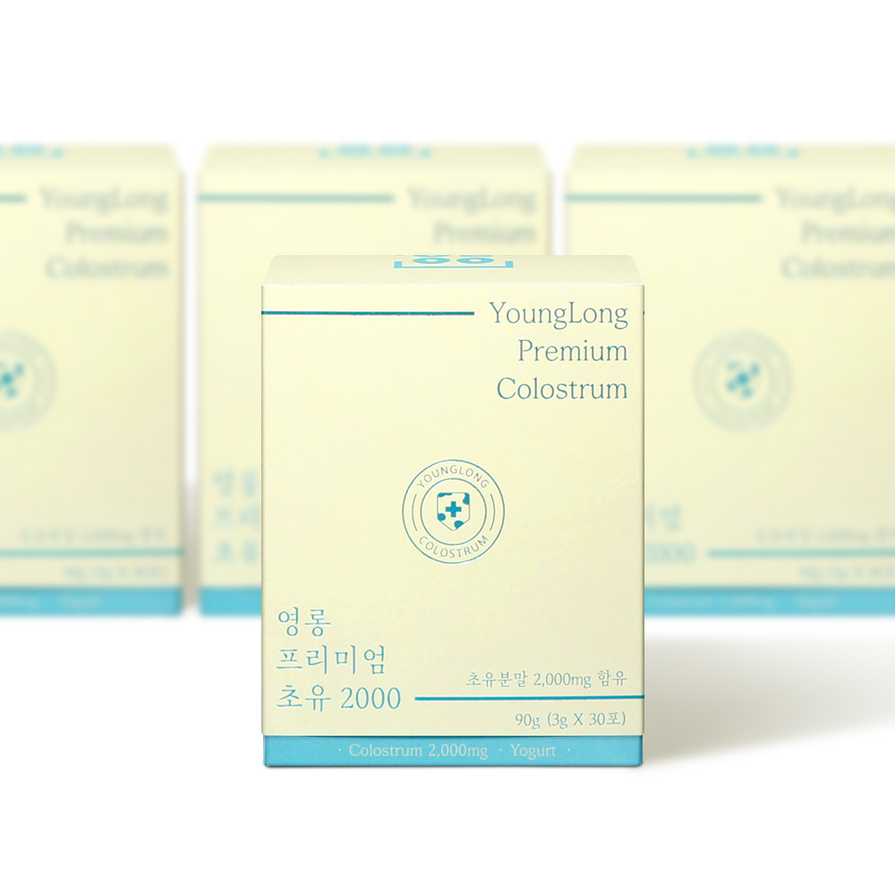 영롱 프리미엄 초유 2000, 4개, 90g 139,000원