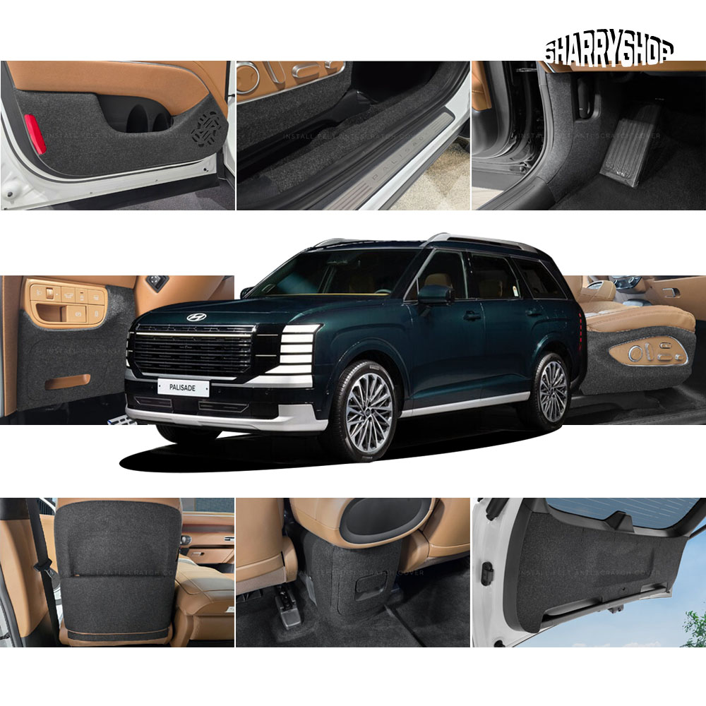 쉐리샵 디올뉴 팰리세이드 LX3 2025 7인승 차량내부 기스방지 커버 모음 선물용 (인승확인) 30,000원