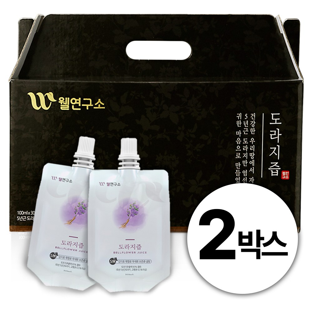 웰연구소 5년근 홍 도라지즙 110,000원