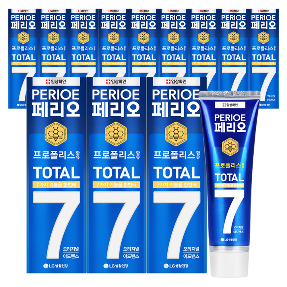 페리오 토탈7프로 오리지널 어드밴스 치약 22,450원