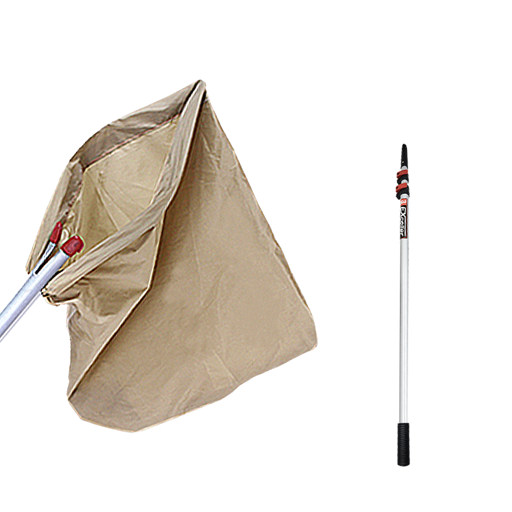 감따개 감대망 도구 (감따는장대 과일수확 높은 나무 열매 감따는 도구 기구), 감대망헤드+감장대 3.1M, 1개 34,500원