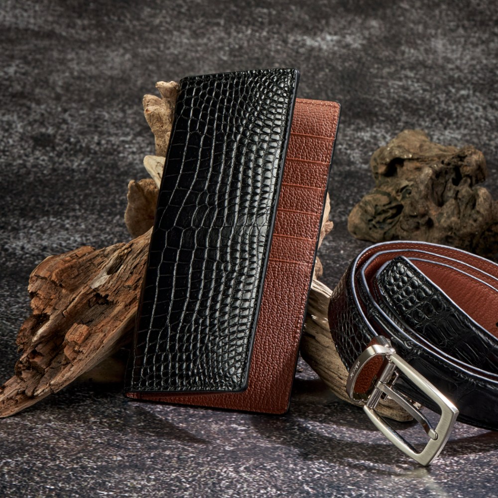 더퀴르 남자 악어가죽 장지갑 남성 명품 크로커다일 손지갑 395,000원