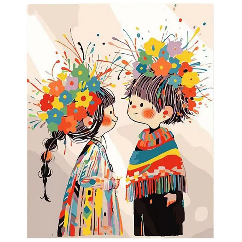 DIY 명화그리기 유화 그림 그리기 아크릴화 30*40cm, M타입, 1개 15,800원