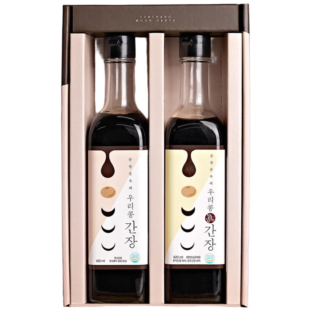 순창문옥례 우리콩 간장 종합선물세트 특선 1호 전통 간장으로 깊은 맛과 마음을 전하세요, 2개, 420ml 27,000원