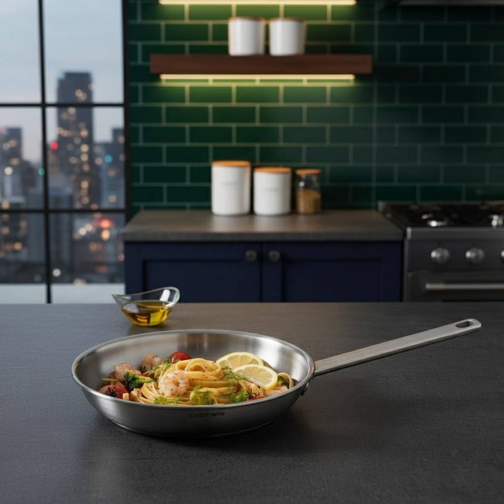 316 통5중 스텐후라이팬 24cm 쉐프윈 인덕션 스테인리스팬, 1개, 24cm 109,000원