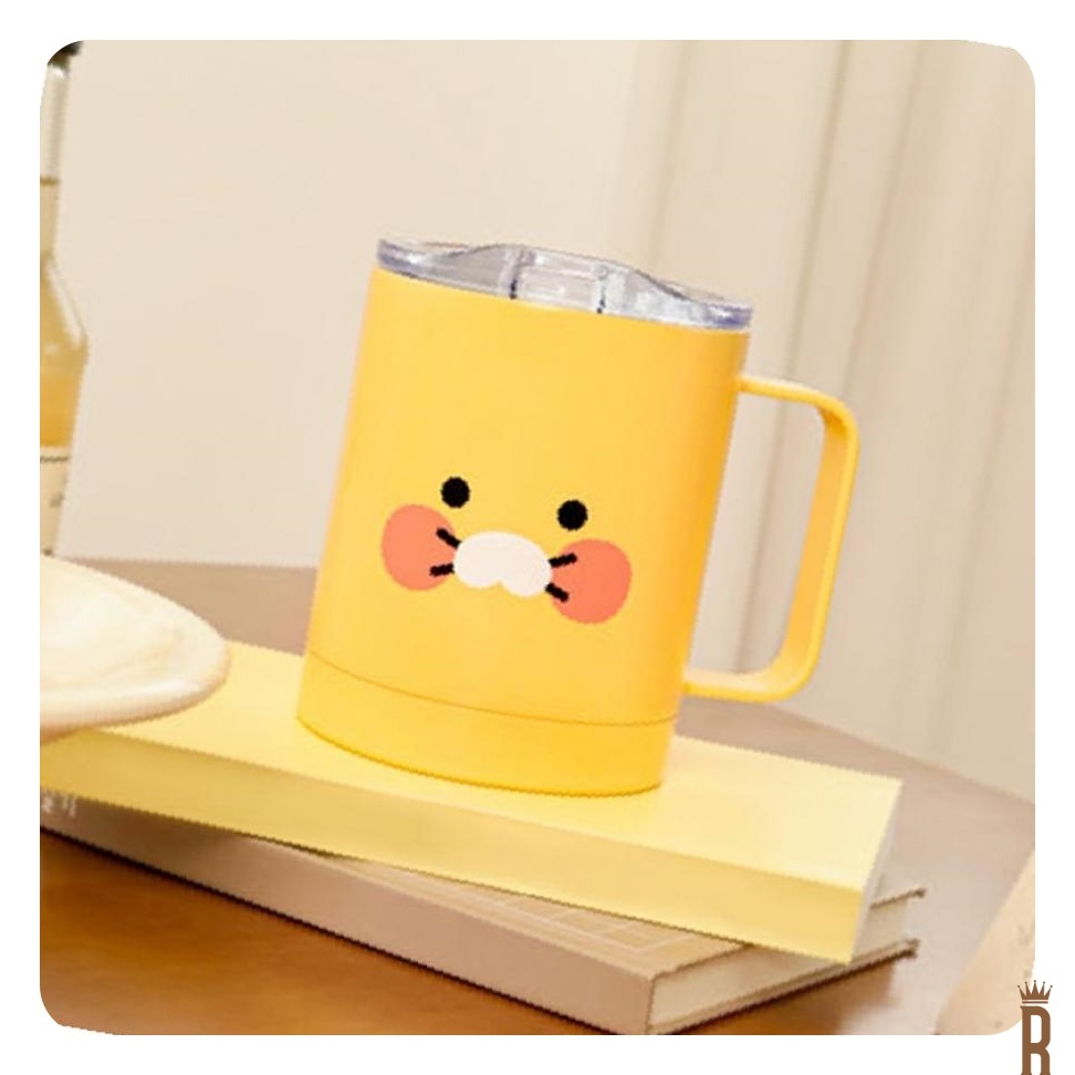 컵텀블러 카카오프렌즈 스텐 보온보냉 커피 340ml 춘식이 손잡이 24,900원