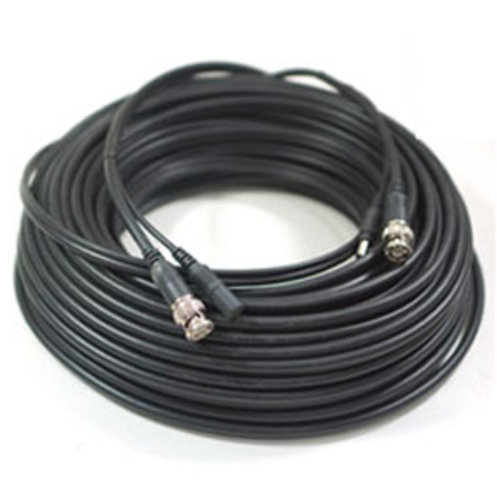 ATTN CCTV 카메라 전용 동축 케이블 BNC DC플러그 마감 고급형 10-50m 선택 영상+전원 일체형 AHD TVI CVI SD HDSDI 씨씨티비 구리 Cable 검정선, 50M, 1개 30,000원