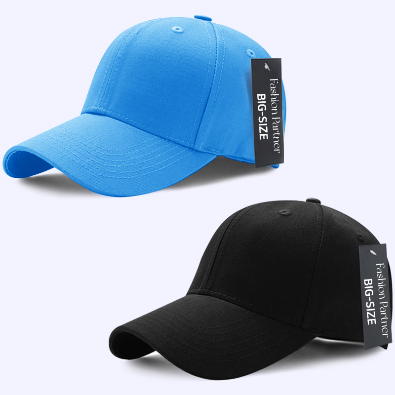 패션파트너 빅사이즈 큰머리 대두 무지 볼캡 모자 2P 13,900원